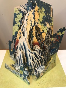 paper pop out of mountains
